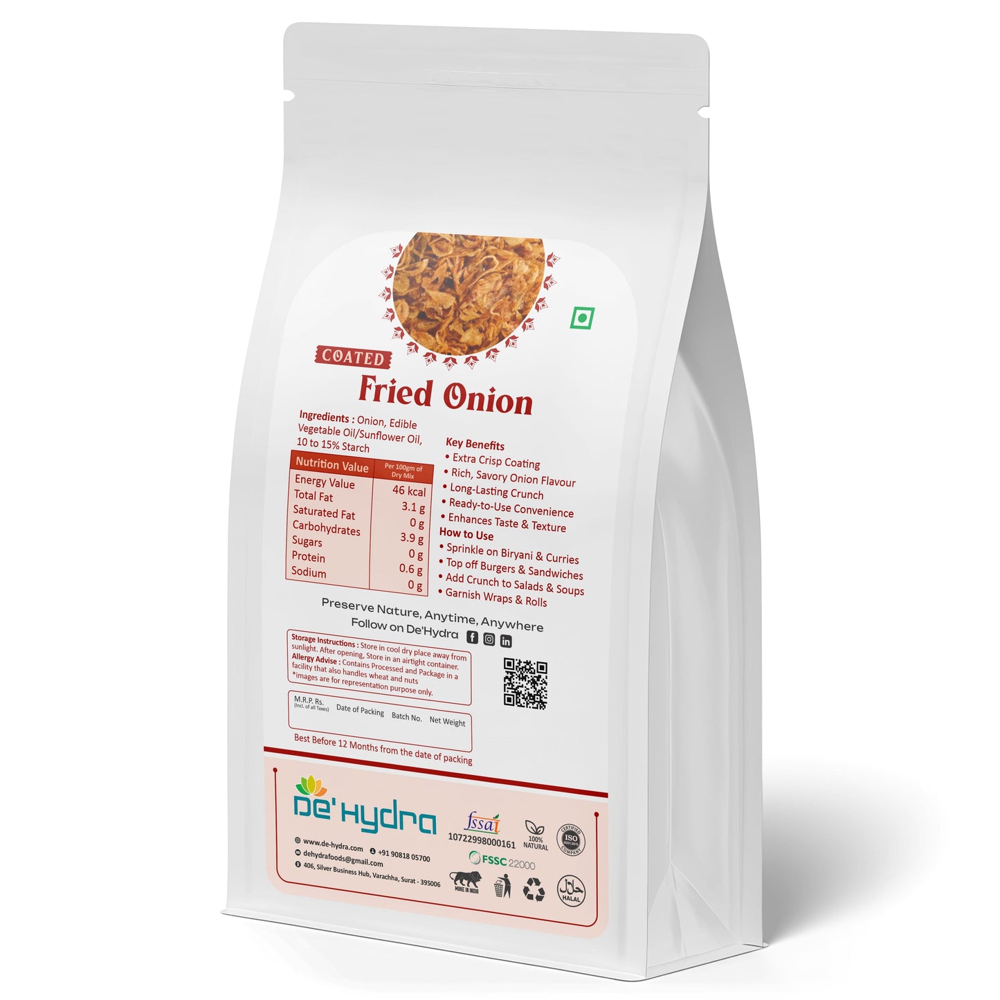 De'hydra Flakes Coated Fried Onion