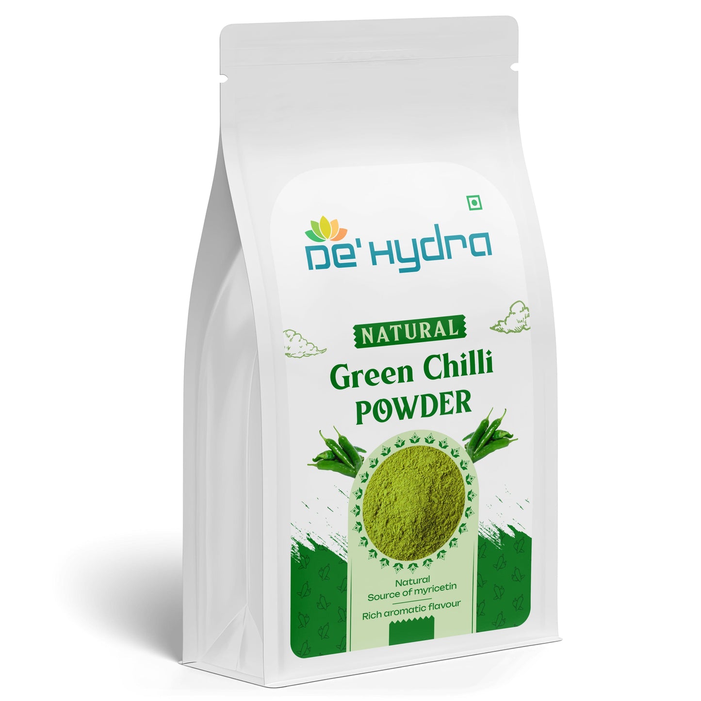De'hydra powder Dehydrated Green Chilli Powder