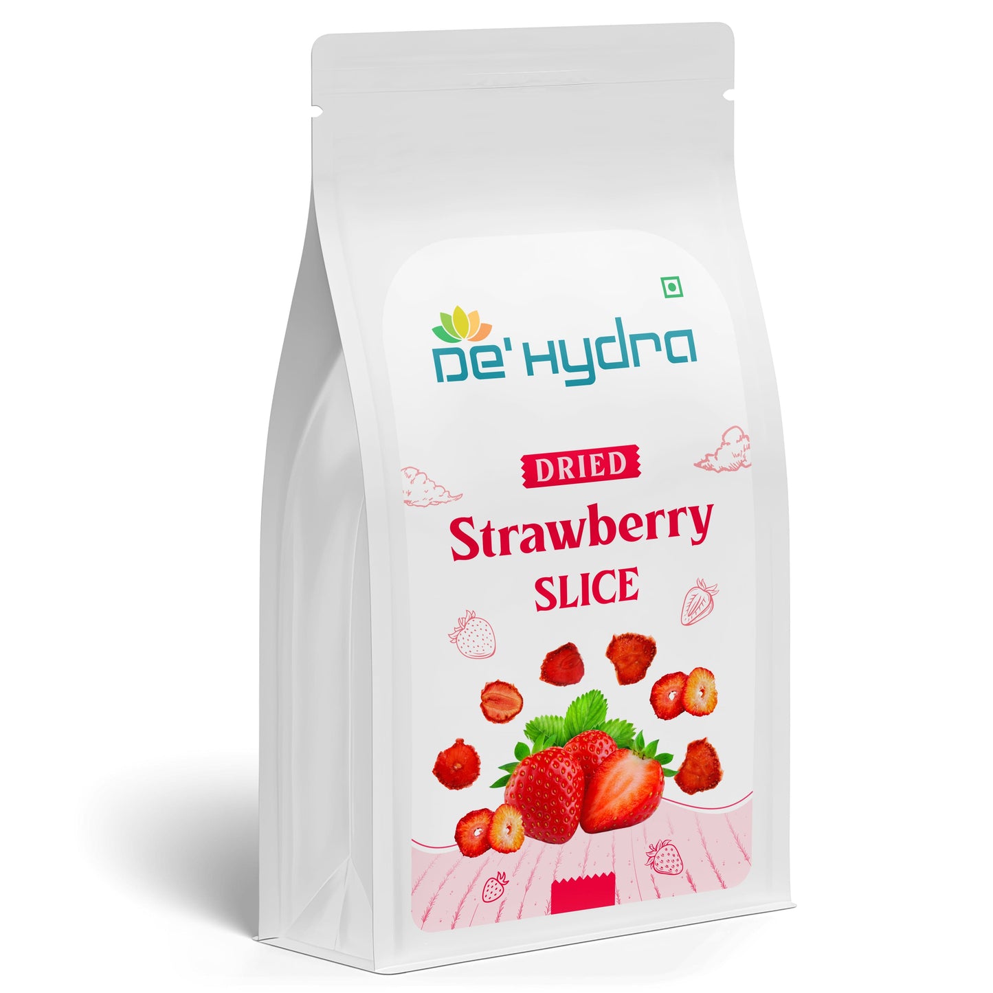 De'hydra Slices direct eat Dehydrated Strawberry Slices