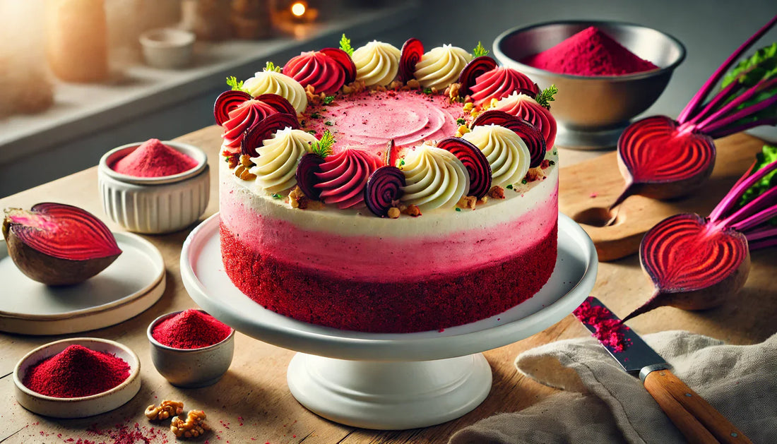 How to Make a Delicious Beetroot Cake with Beetroot Powder