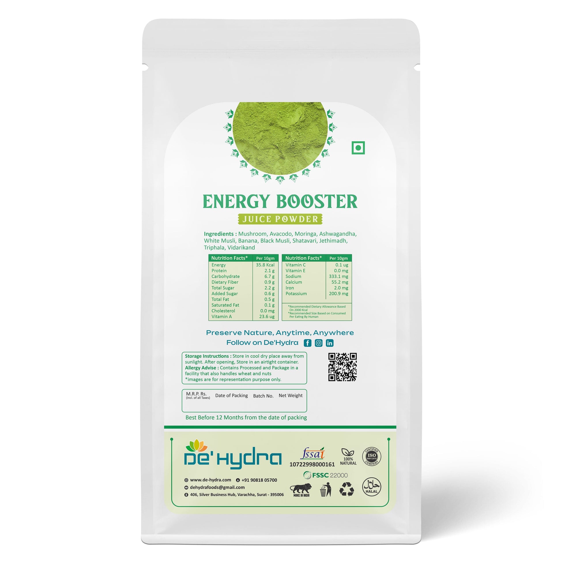 Energy Booster Powder - De'Hydra