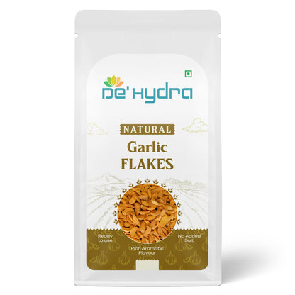 De'hydra Flakes 100gm Dehydrated Garlic Flakes