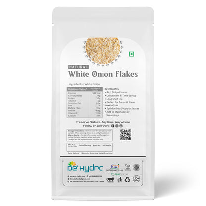 De'hydra Flakes Dehydrated White Onion Flakes