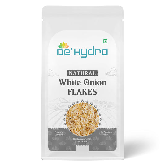 De'hydra Flakes 50 gm Dehydrated White Onion Flakes
