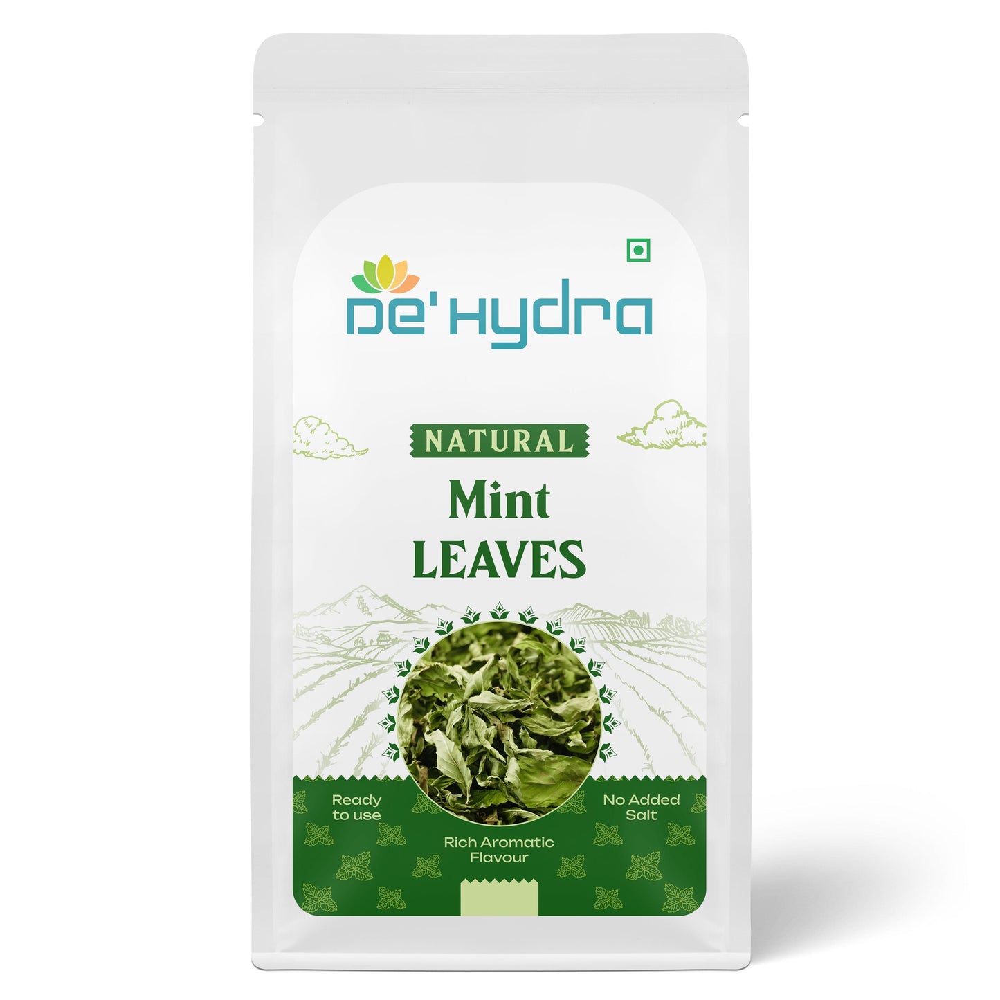 De'hydra Leaves 50gm Dehydrated Mint Leaves