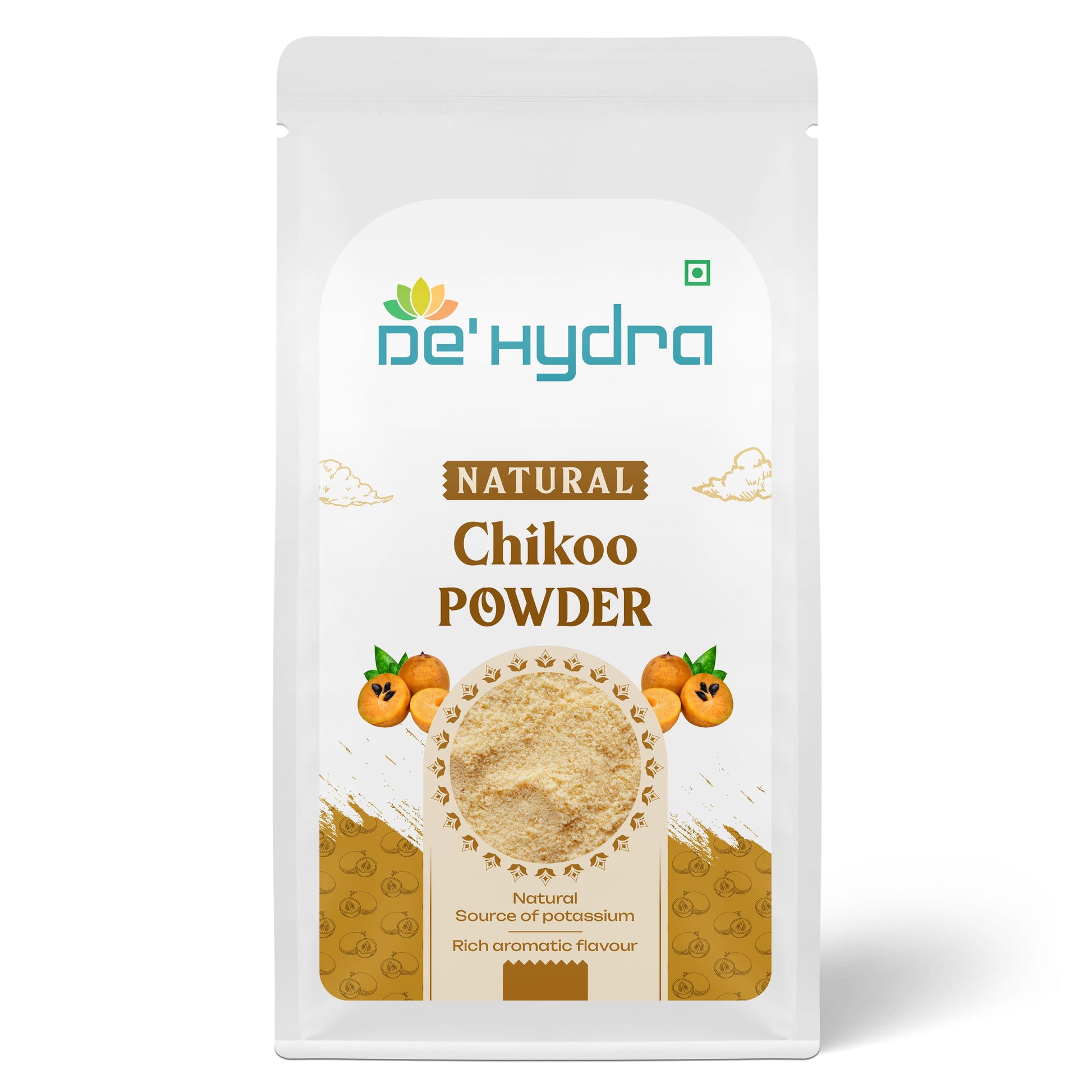 De'hydra powder 100gm Dehydrated Chikoo Powder