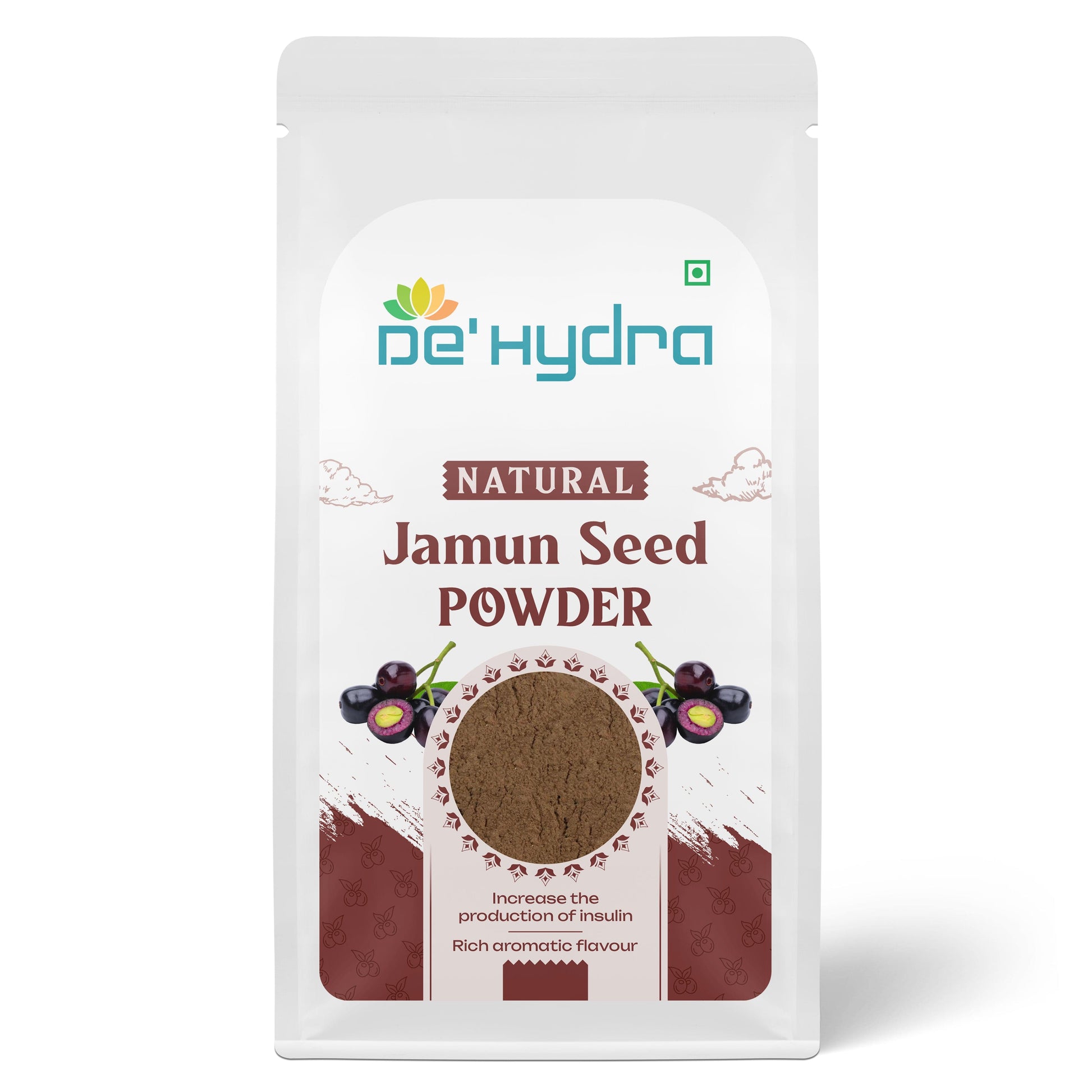 De'hydra powder 100gm Dehydrated Jamun Seed Powder