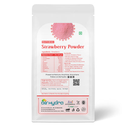 De'hydra powder Dehydrated Strawberry Powder