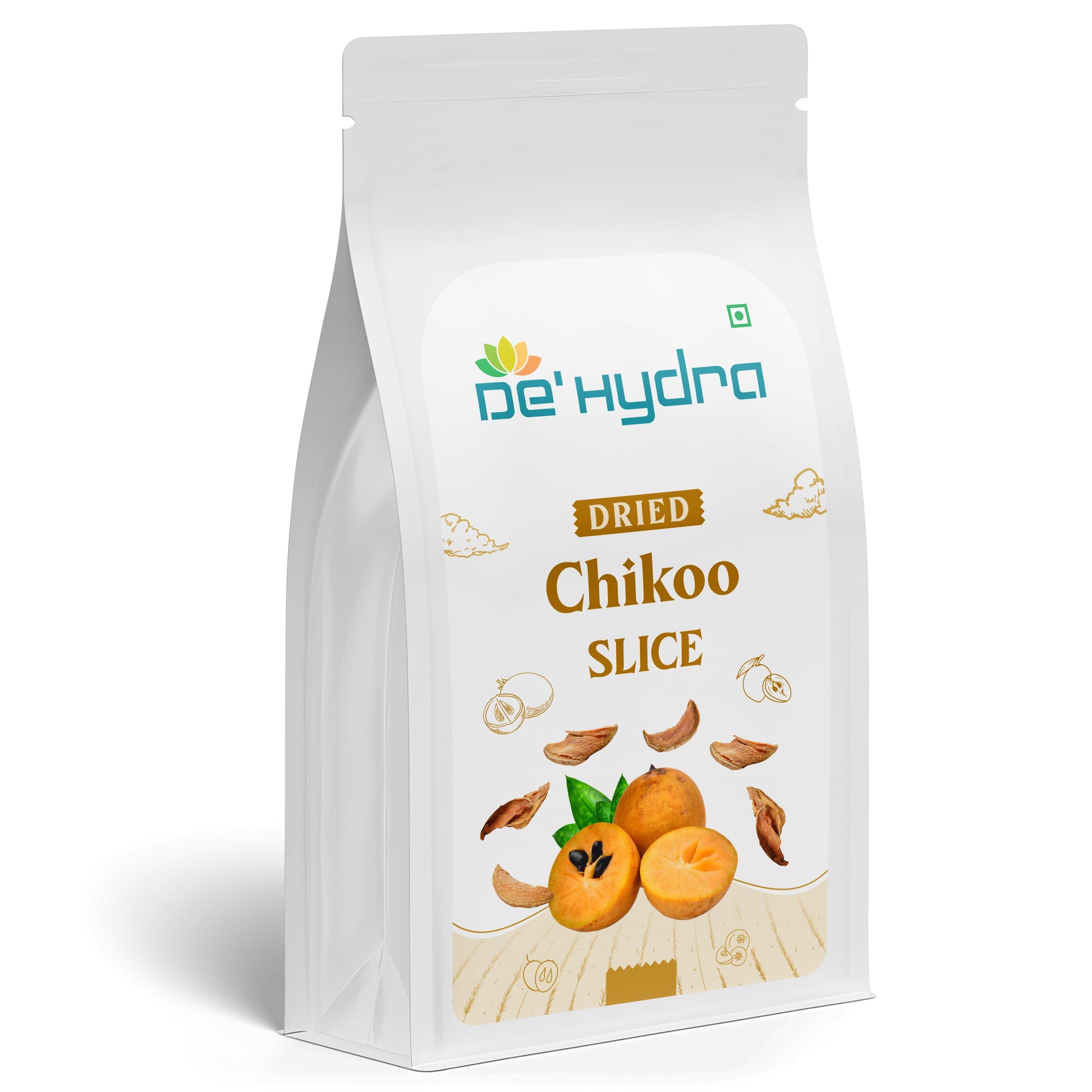 De'hydra Slices direct eat Dehydrated Chikoo Slices