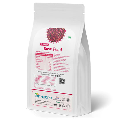 De'hydra Slices direct eat Dried Rose Petals